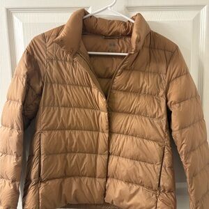 Uniqlo Women's Brown Puffer Jacket